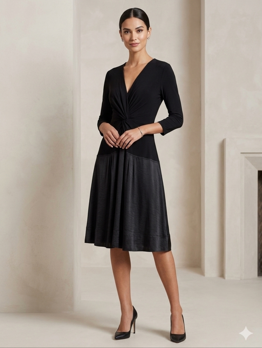 DKNY Elegant Black Dress